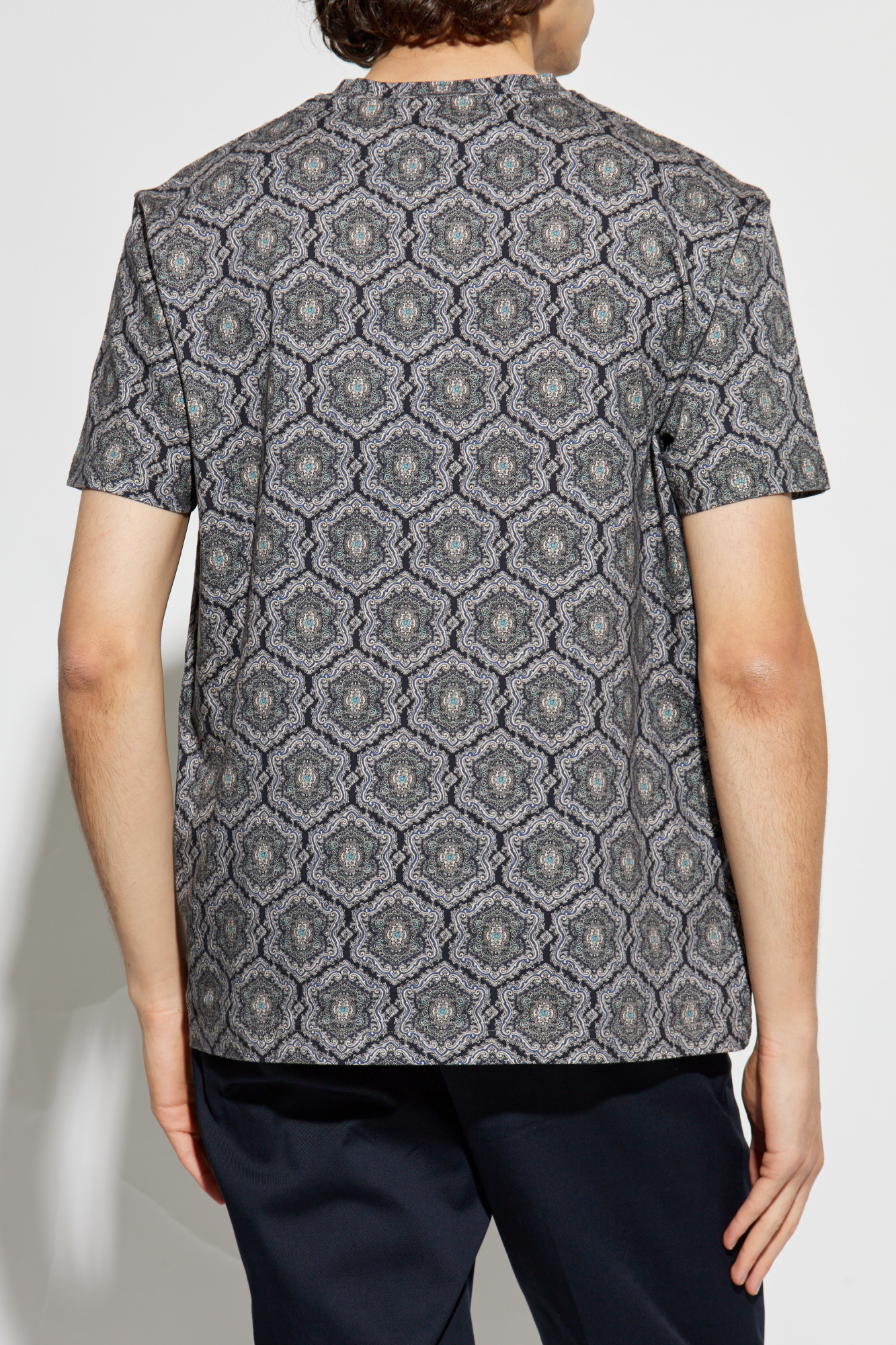 ETRO 柄入りTシャツ オクトパス＆ロゴ Tシャツ | エトロ